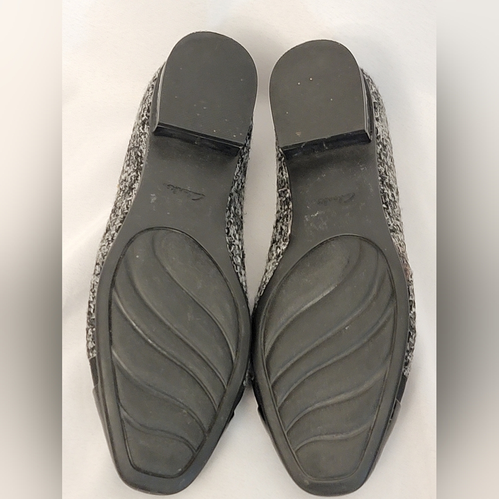 Clark's Artisan Keesha Rosa Tweed Flats Size 7.5M - Picture 4 of 12